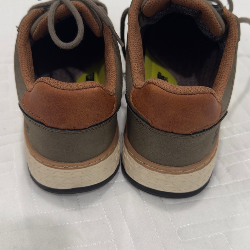Skechers Relaxed Fit Waterproof Oxford Shoes Olive Green Mens‎ 7 SN 205234 - Picture 6 of 6